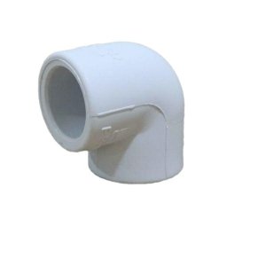 زانو 90 درجه آبرسانی تک لایه پلی پروپیلن سایز 32 میلی متر