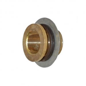 فیتینگ برنجی منبع آب سایز 1/1/4 اینچ